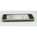 CUSTODIA GEL TPU SILICONE BUMPER per APPLE IPHONE 5, 5S COLORE GIALLO-TRASPARENTE-GIALLO