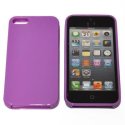 CUSTODIA GEL TPU SILICONE SEMI-RIGIDA per APPLE IPHONE 5, 5S COLORE VIOLA