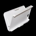 CUSTODIA per APPLE IPHONE SE, IPHONE 5S, IPHONE 5 - BACK RIGIDA CON STAND E CLIP PER CINTURA COLORE BIANCO