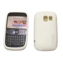 CUSTODIA GEL TPU SILICONE DOUBLE per NOKIA ASHA 302 COLORE BIANCO