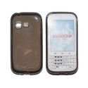 CUSTODIA GEL TPU SILICONE per SAMSUNG B5330 GALAXY CHAT COLORE NERO