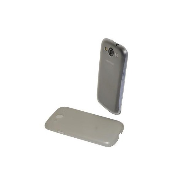 CUSTODIA RIGIDA SOTTILE SLIM per SAMSUNG I9300 Galaxy S3, I9305 Galaxy S3 LTE 4G COLORE GRIGIO