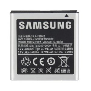 BATTERIA ORIGINALE SAMSUNG EB575152LU per I9000 GALAXY S, I9001 GALAXY S PLUS 1650 mAh LI-ION BULK SEGUE COMPATIBILITA'..