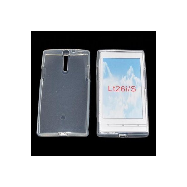 CUSTODIA GEL TPU SILICONE per SONY XPERIA S LT26i COLORE BIANCO