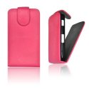 CUSTODIA VERTICALE FLIP PELLE SAMSUNG S6500 Galaxy Mini 2 COLORE ROSA