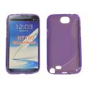 CUSTODIA GEL TPU SILICONE DOUBLE per SAMSUNG N7100 NOTE2, N7105 COLORE VIOLA