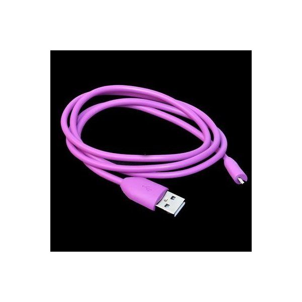 CAVO MICRO USB - LUNGHEZZA 1 MT COLORE VIOLA