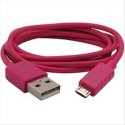 CAVO MICRO USB - LUNGHEZZA 1 MT COLORE ROSSO