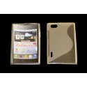 CUSTODIA GEL TPU SILICONE DOUBLE per LG P895 Optimus Vu, F100S COLORE BIANCO