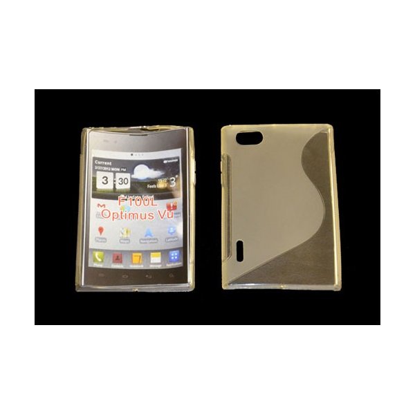 CUSTODIA GEL TPU SILICONE DOUBLE per LG P895 Optimus Vu, F100S COLORE BIANCO