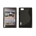 CUSTODIA GEL TPU SILICONE DOUBLE per LG P895 Optimus Vu, F100S COLORE NERO