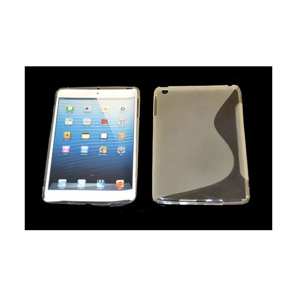 CUSTODIA GEL TPU SILICONE DOUBLE per APPLE IPAD MINI 3, IPAD MINI 2, IPAD MINI COLORE BIANCO