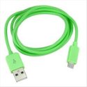 CAVO MICRO USB - LUNGHEZZA 1 MT COLORE VERDE