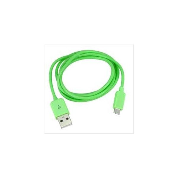 CAVO MICRO USB - LUNGHEZZA 1 MT COLORE VERDE