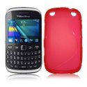 CUSTODIA GEL TPU SILICONE DOUBLE per BLACKBERRY 9320 Curve, 9220 COLORE ROSSO