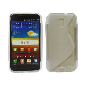 CUSTODIA GEL TPU SILICONE DOUBLE per SAMSUNG i9210 Galaxy S2 LTE, CELOX COLORE BIANCO