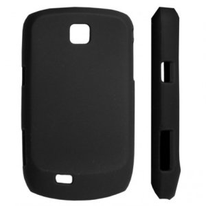 CUSTODIA RIGIDA GOMMATA per SAMSUNG S5570 Galaxy Next COLORE NERO