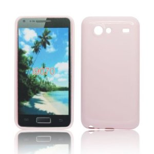 CUSTODIA GEL TPU SILICONE LUCIDA per SAMSUNG i9070 Galaxy Advance S COLORE ROSA