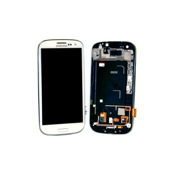 DISPLAY ORIGINALE per SAMSUNG I9300 GALAXY S3 Colore BIANCO