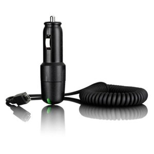 CARICATORE AUTO 700mAh CON CONNETTORE MICRO USB - CAVO A SPIRALE COLORE NERO AN300 SONY-ERICSSON ORIGINALE IN BULK