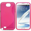 CUSTODIA GEL TPU SILICONE DOUBLE per SAMSUNG N7100 NOTE2, N7105 COLORE ROSA