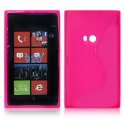 CUSTODIA GEL TPU SILICONE DOUBLE NOKIA LUMIA 920 COLORE ROSA