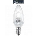 LAMPADINA ALOGENA CANDELA 42W ATTACCO PICCOLO E14 SVILUPPA 55W POLIPLAST