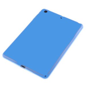 CUSTODIA GEL SILICONE TPU LUCIDA per APPLE IPAD MINI 3, IPAD MINI 2, IPAD MINI COLORE BLU