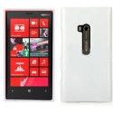 CUSTODIA GEL TPU SILICONE LUCIDA per NOKIA 920 LUMIA COLORE BIANCO