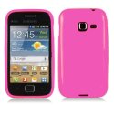 CUSTODIA GEL TPU SILICONE LUCIDA per SAMSUNG S6802 Galaxy Ace Duos COLORE ROSA