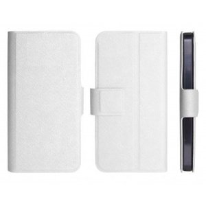 CUSTODIA FLIP ORIZZONTALE SLIM per SONY LT26i XPERIA S, CON STAND E CHIUSURA MAGNETICA COLORE BIANCO