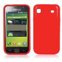 CUSTODIA GEL TPU SILICONE LUCIDA per SAMSUNG I9000 Galaxy S COLORE ROSSO