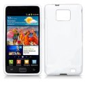 CUSTODIA GEL TPU SILICONE LUCIDA per SAMSUNG I9100 Galaxy S II, I9105 Galaxy S II Plus COLORE BIANCO