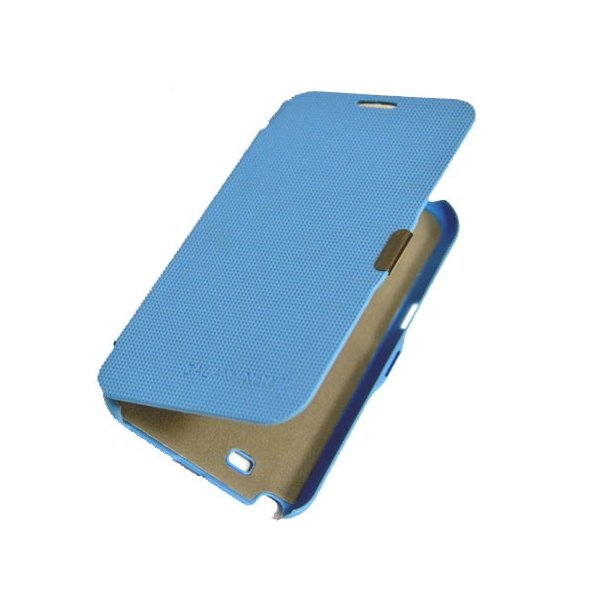 CUSTODIA ORIZZONTALE FLIP SAMSUNG N7100 NOTE2, N7105 COLORE BLU