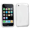 CUSTODIA GEL TPU SILICONE LUCIDA per IPHONE 3G,3GS COLORE BIANCO