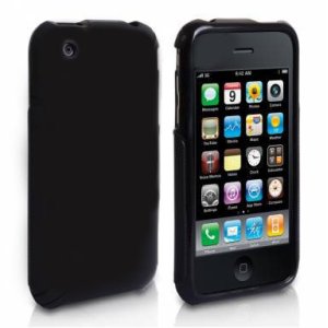 CUSTODIA GEL TPU SILICONE LUCIDA per IPHONE 3G,3GS COLORE NERO