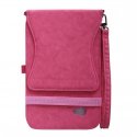 CUSTODIA VERTICALE con STAND PER SAMSUNG P6200 Galaxy Tab 7.0 Plus EFFETTO JEANS COLORE ROSA