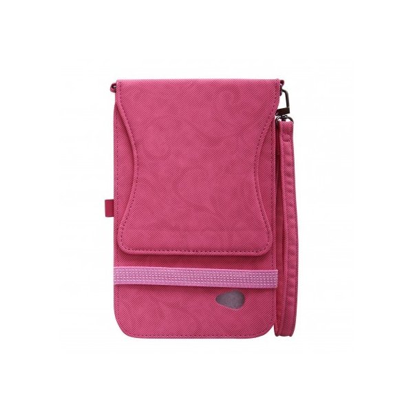 CUSTODIA VERTICALE con STAND PER SAMSUNG P6200 Galaxy Tab 7.0 Plus EFFETTO JEANS COLORE ROSA