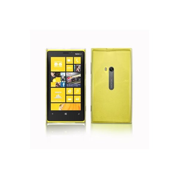 CUSTODIA GEL TPU SILICONE NOKIA LUMIA 920 COLORE BIANCO