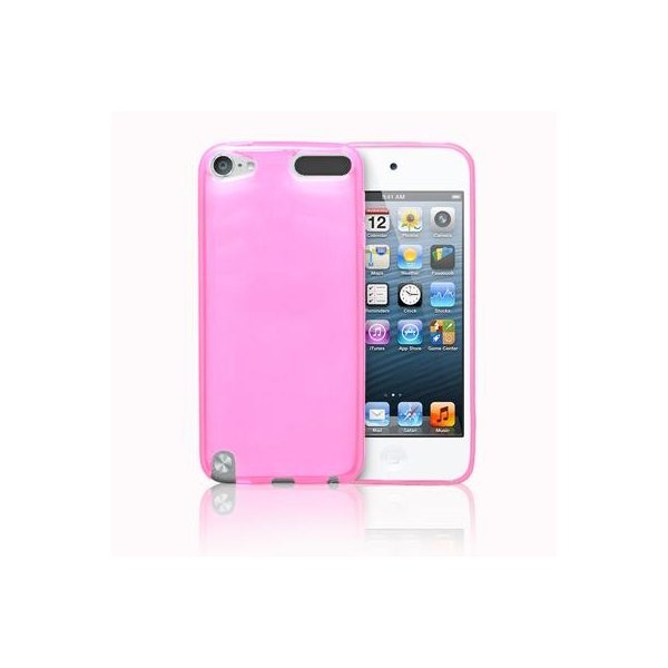 CUSTODIA GEL TPU SILICONE per APPLE IPOD TOUCH 5ª GENERAZIONE COLORE ROSA