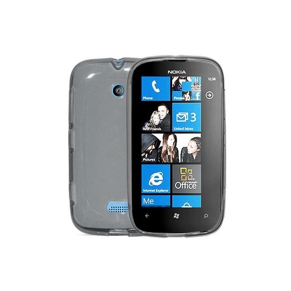 CUSTODIA GEL TPU SILICONE NOKIA LUMIA 510 COLORE NERO