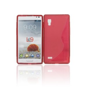 CUSTODIA GEL TPU SILICONE DOUBLE per LG L9 Optimus P760 COLORE ROSSO