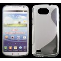 CUSTODIA GEL TPU SILICONE DOUBLE per SAMSUNG I9260 Galaxy Premier COLORE BIANCO