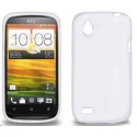 CUSTODIA GEL TPU SILICONE LUCIDA per HTC DESIRE X T328e COLORE BIANCO