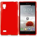 CUSTODIA GEL TPU SILICONE LUCIDA per LG L9 Optimus P760 COLORE ROSSO