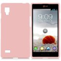 CUSTODIA GEL TPU SILICONE LUCIDA per LG L9 Optimus P760 COLORE ROSA