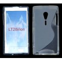 CUSTODIA GEL TPU SILICONE DOUBLE per SONY XPERIA ION LT28i COLORE BIANCO