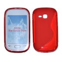 CUSTODIA GEL TPU SILICONE DOUBLE per SAMSUNG REX 90 S5292 COLORE ROSSO