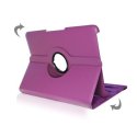 CUSTODIA BOOK PELLE GIREVOLE SAMSUNG P5100 Galaxy Tab2 pollici 10.1 COLORE VIOLA