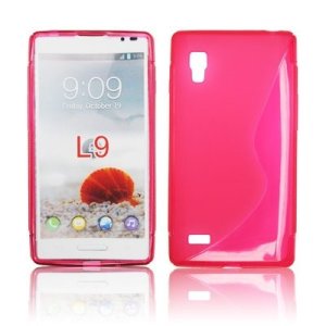 CUSTODIA GEL TPU SILICONE DOUBLE per LG L9 Optimus P760 COLORE ROSA